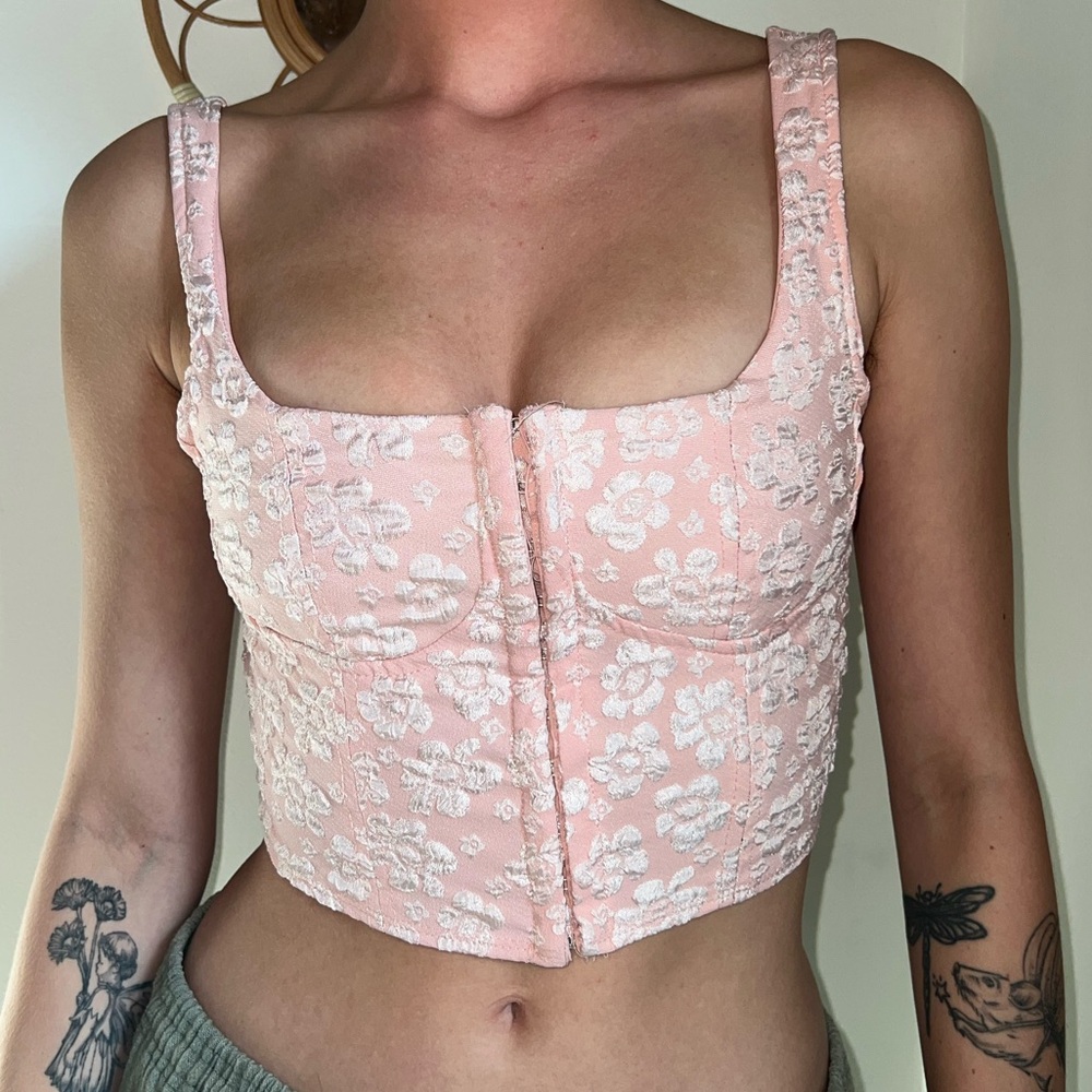 Pink Corset Top